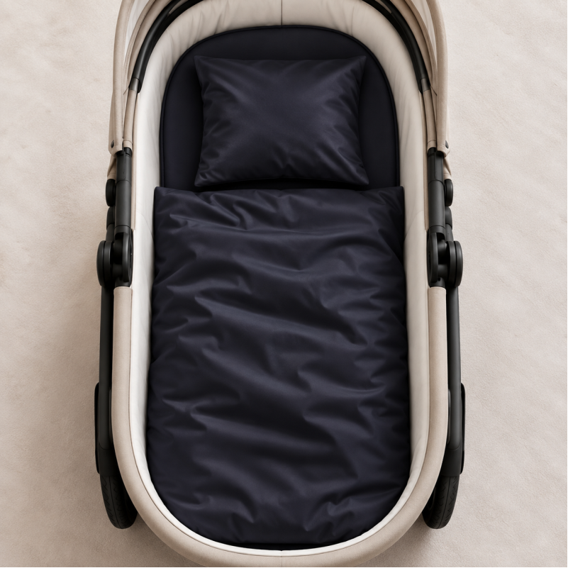 Комплект постельного белья в коляску 60*80 Satin Premium 0055 Black Pearl - 1