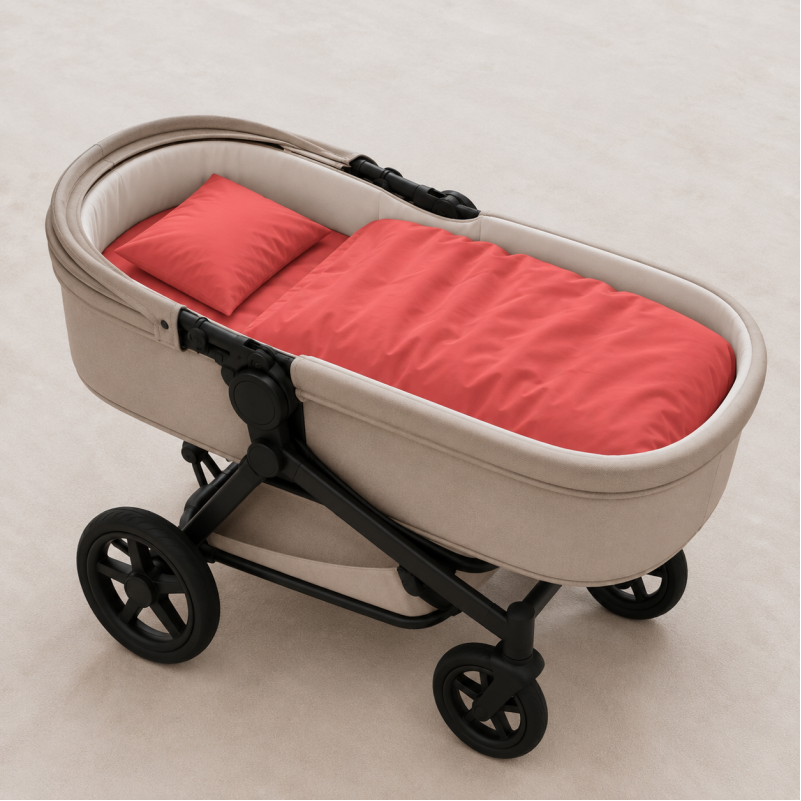 Комплект постельного белья в коляску 60*80 Satin Premium 0132 Silvia