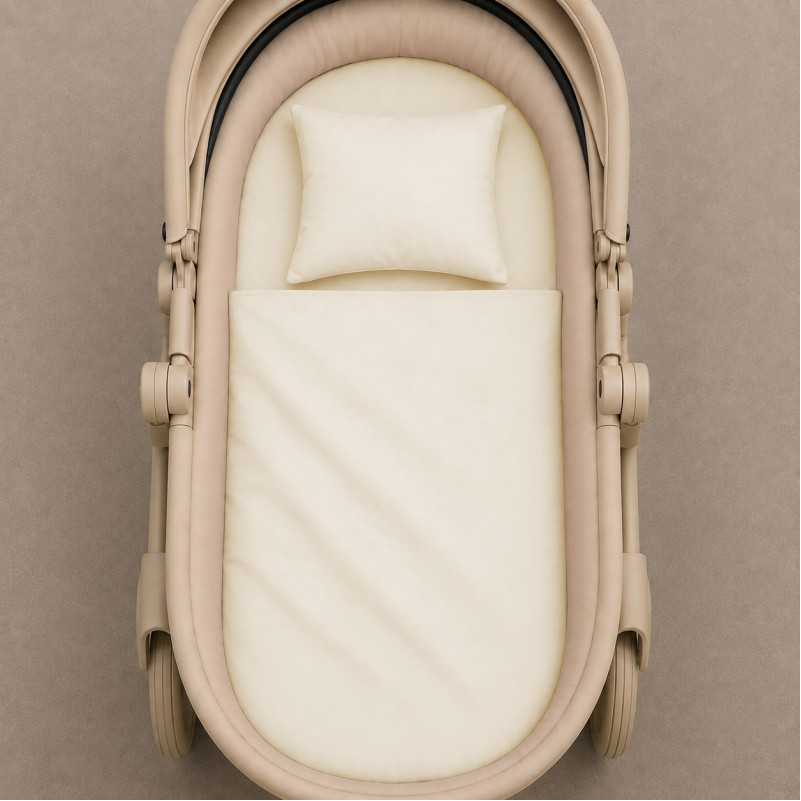 Комплект постельного белья в коляску 60*80 Satin Premium 0840 Ivory - 1