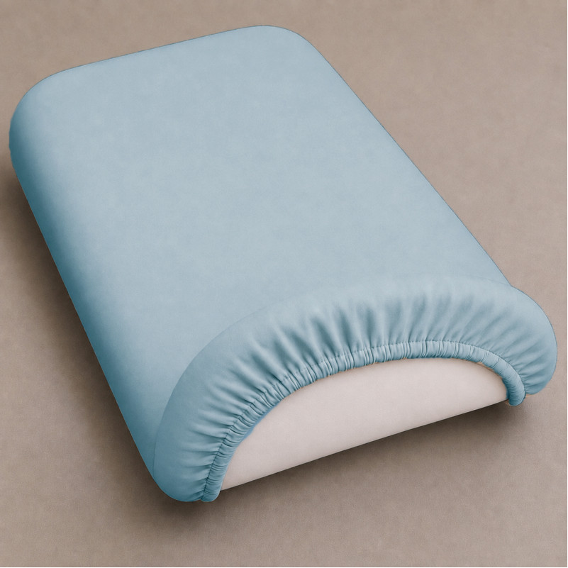 Комплект постельного белья в коляску 60*80 Satin Premium 0842 Light Blue - 2