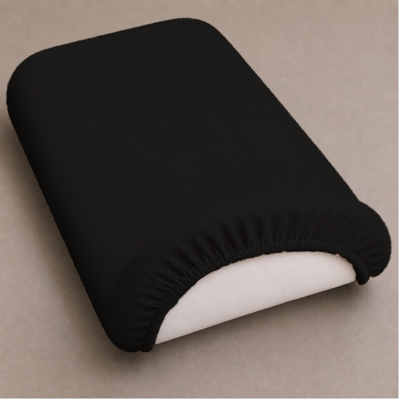 Комплект постельного белья в коляску 60*80 Satin Premium 0848 Blue Black - 2