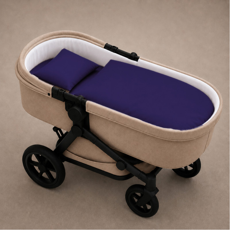 Комплект постельного белья в коляску 60*80 Satin Premium 4052 Ocean