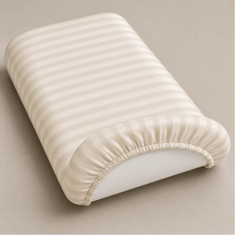 Комплект постельного белья в коляску 60*80 Satin Stripe 30-0002 Soft Yellow - 2