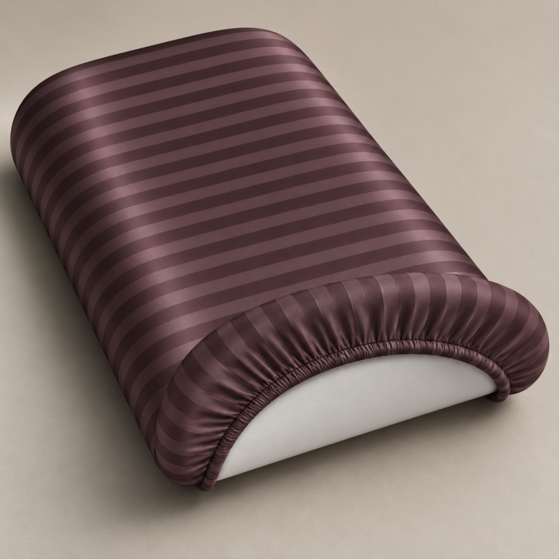 Комплект постельного белья в коляску 60*80 Satin Stripe 30-0008 Smoky Pink - 2
