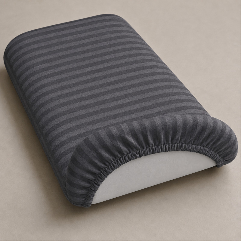 Комплект постельного белья в коляску 60*80 17-0611 Stripe Black - 2