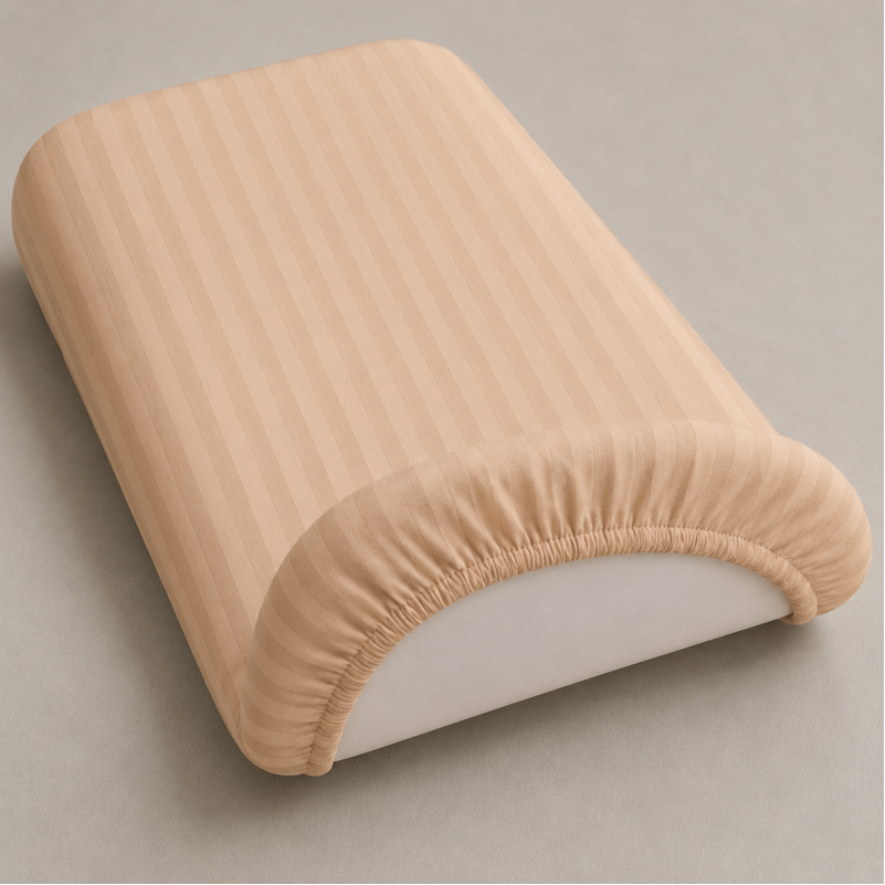 Комплект постельного белья в коляску 60*80 Ranforce Elite 17-0602 Stripe Creamy - 2