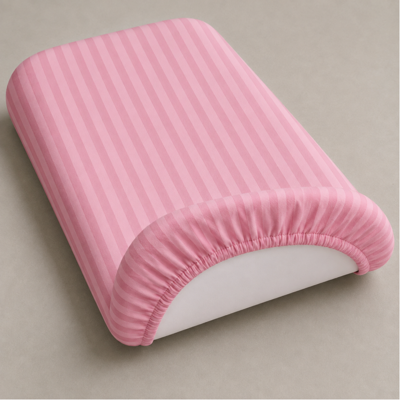 Комплект постельного белья в коляску 60*80 17-0607 Stripe Pink - 2