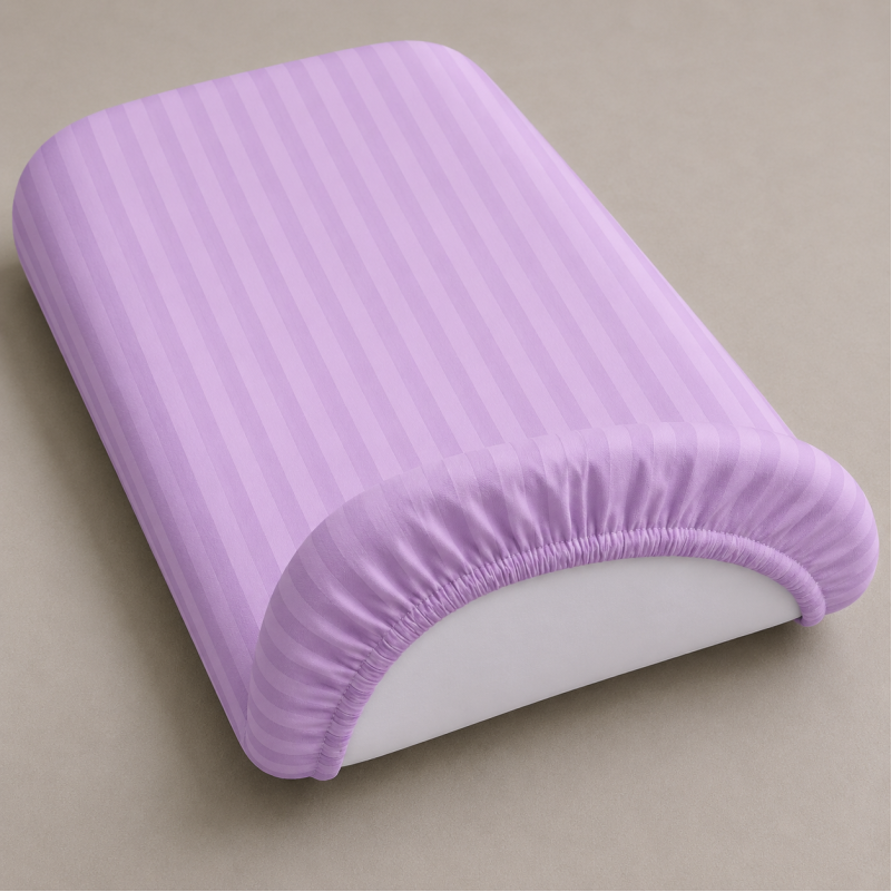Комплект постельного белья в коляску 60*80 17-0618 Stripe Purple - 3