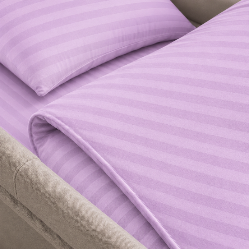 Комплект постельного белья в коляску 60*80 17-0618 Stripe Purple - 2