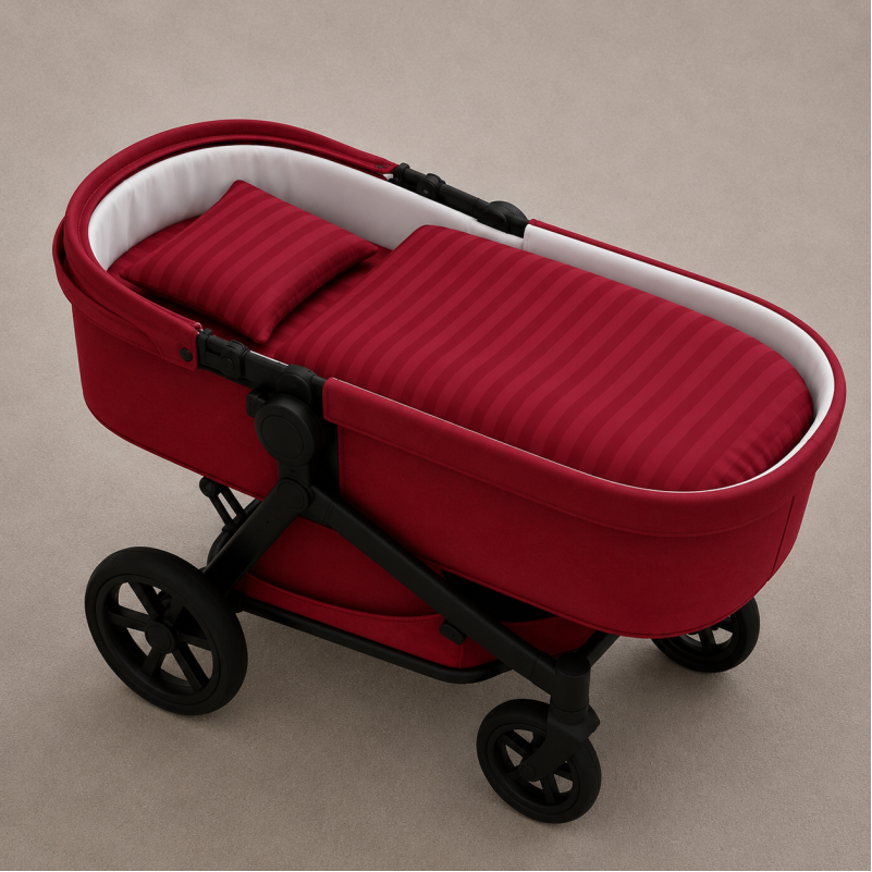 Комплект постельного белья в коляску 60*80 17-0608 Stripe Red