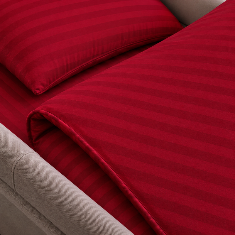 Комплект постельного белья в коляску 60*80 17-0608 Stripe Red - 2
