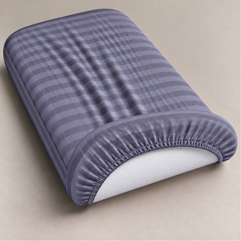 Комплект постельного белья в кроватку 90*110 Ranforce Elite 17-0601 Stripe Gray - 3