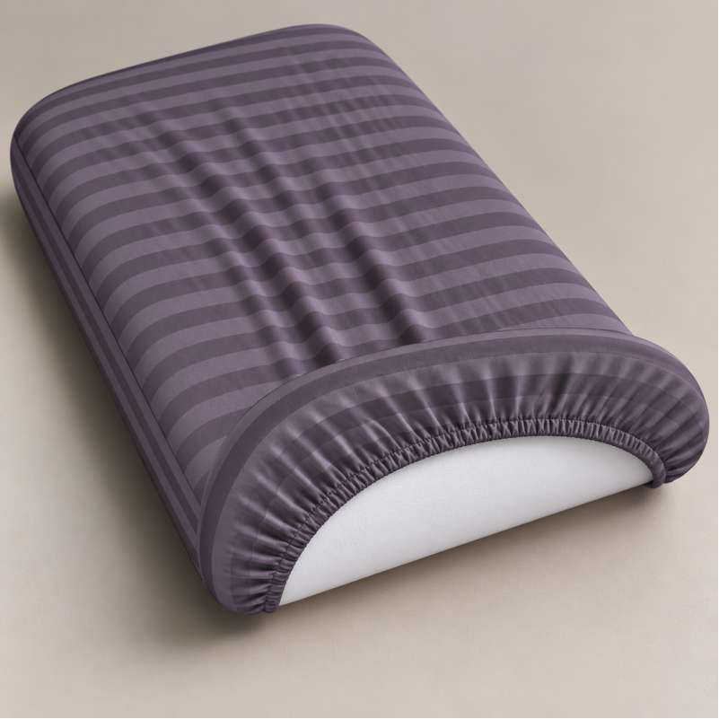Комплект постельного белья в кроватку 90*110 Ranforce Elite 17-0603 Stripe Violet - 2