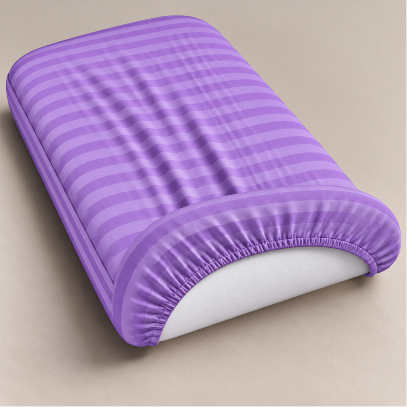 Комплект постельного белья в кроватку 90*110 17-0618 Stripe Purple - 3