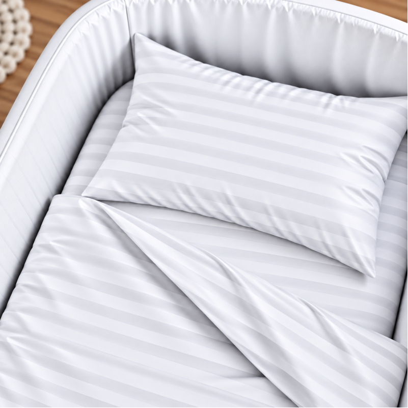 Комплект постельного белья в кроватку 90*110 Satin Jacquard "Royal Pearl" - 2