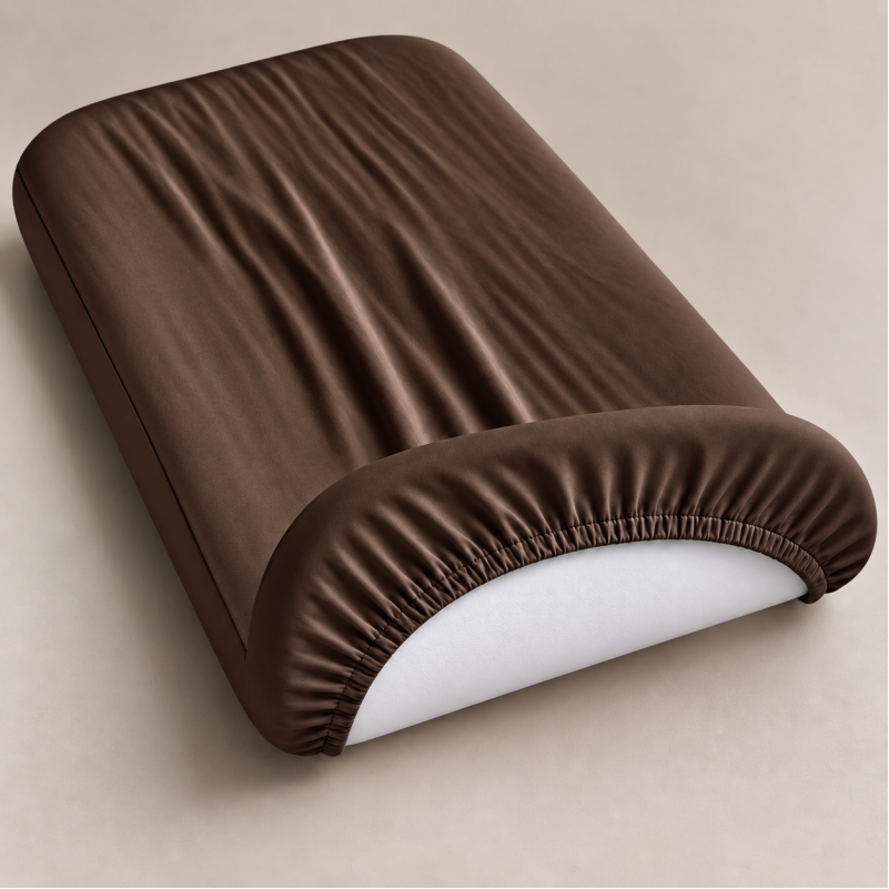 Комплект постельного белья в кроватку 90*110 Satin Light Pro 10-010 Brown - 3