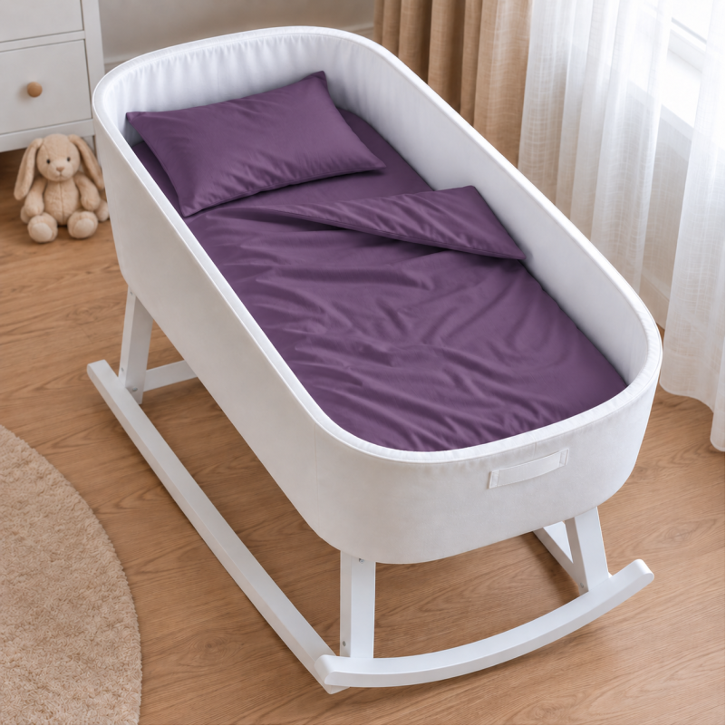 Комплект постельного белья в кроватку 90*110 Satin Light Pro 10-012 Violet