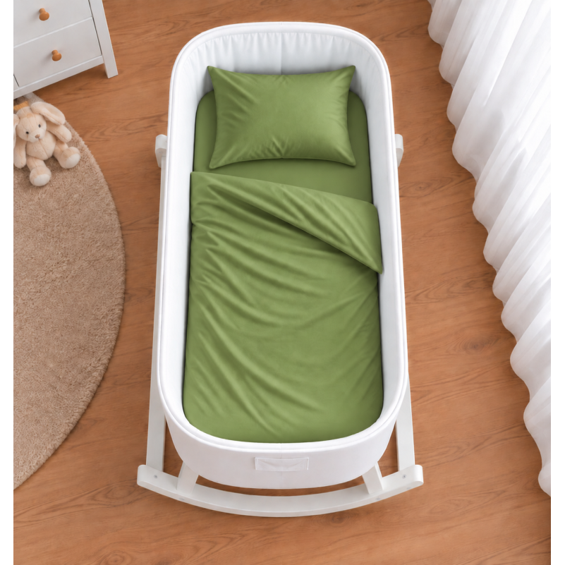 Комплект постельного белья в кроватку 90*110 Satin Light Pro 10-013 Lettuce - 1
