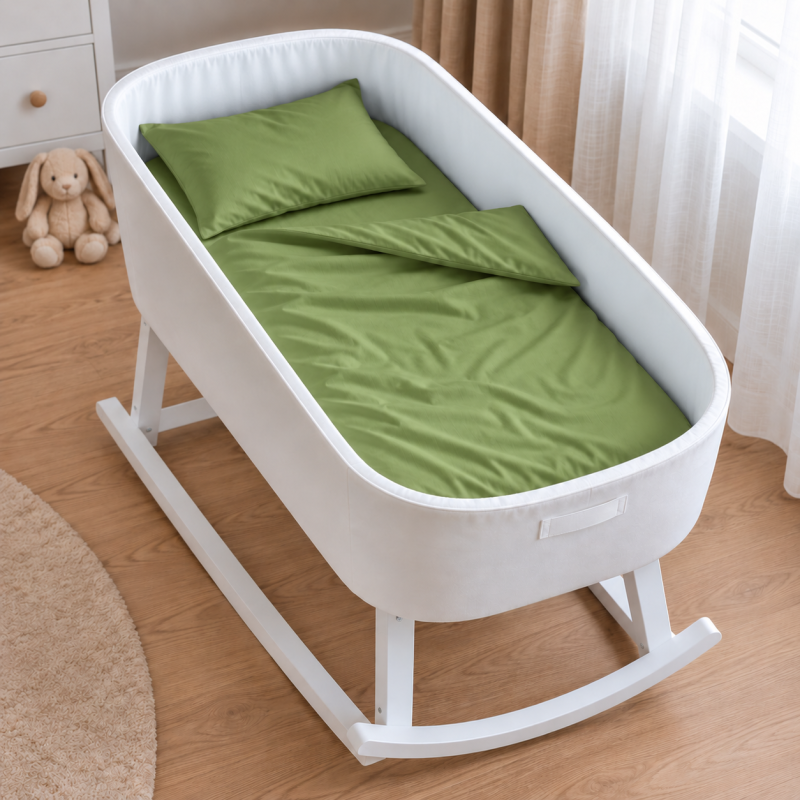 Комплект постельного белья в кроватку 90*110 Satin Light Pro 10-013 Lettuce