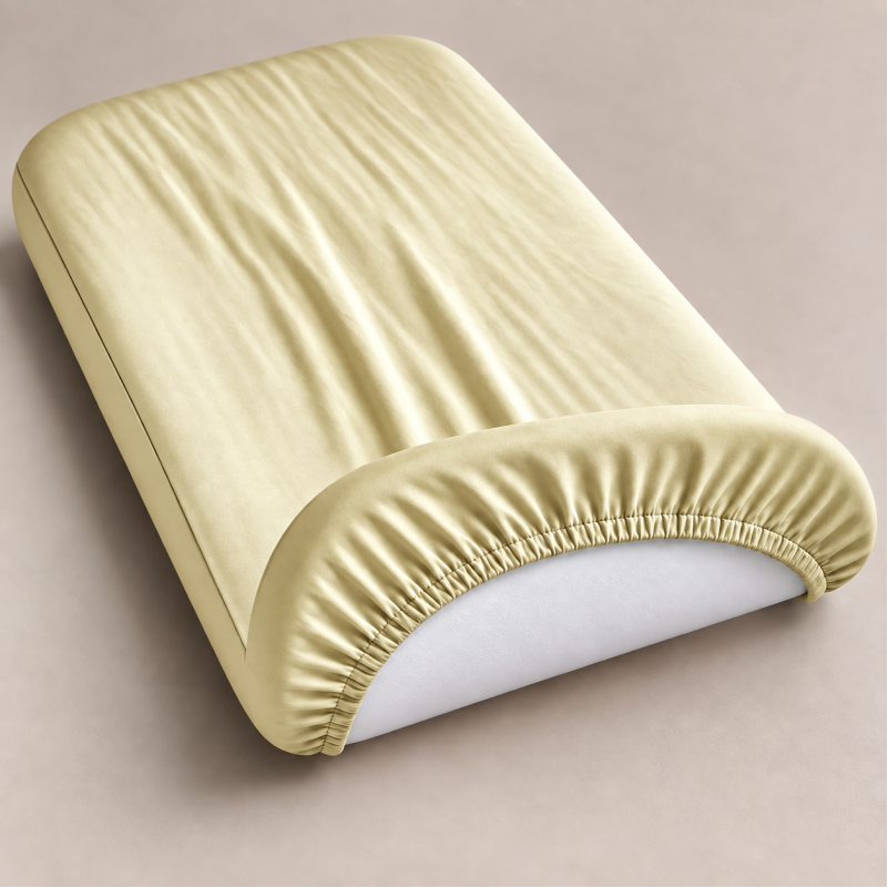 Комплект постельного белья в кроватку 90*110 Satin Light Pro 10-014 Soft yellow - 3