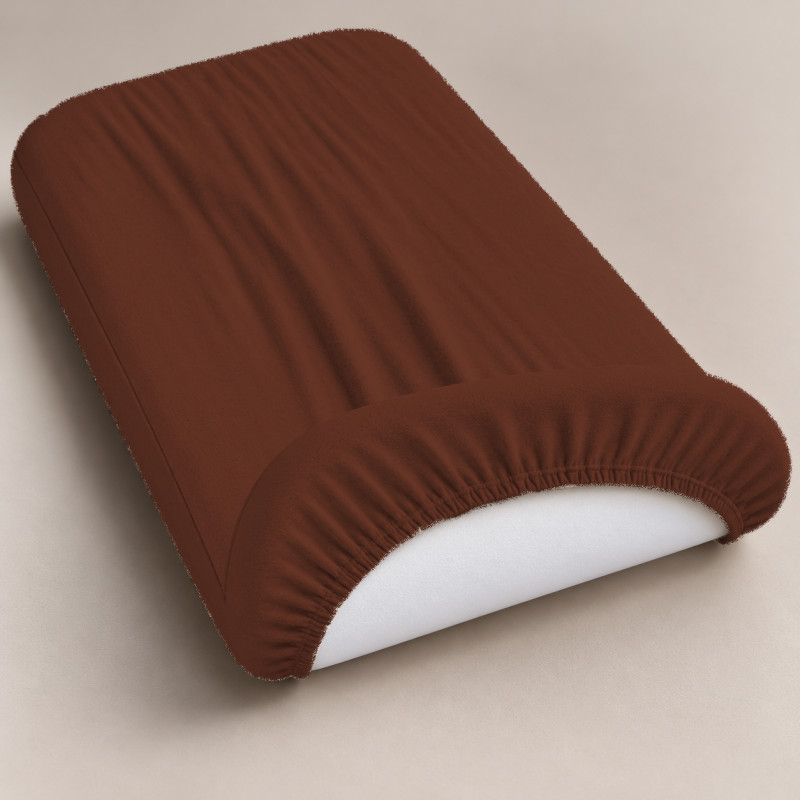 Комплект постельного белья в кроватку 90*110 Satin Light Pro 10-021 Brick red - 3