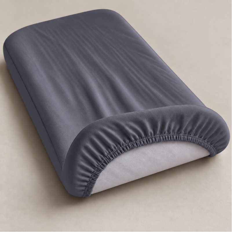 Комплект постельного белья в кроватку 90*110 Satin Premium 0240 Iron grey - 2