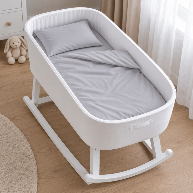 Комплект постельного белья в кроватку 90*110 Satin Premium 0251 Skyline