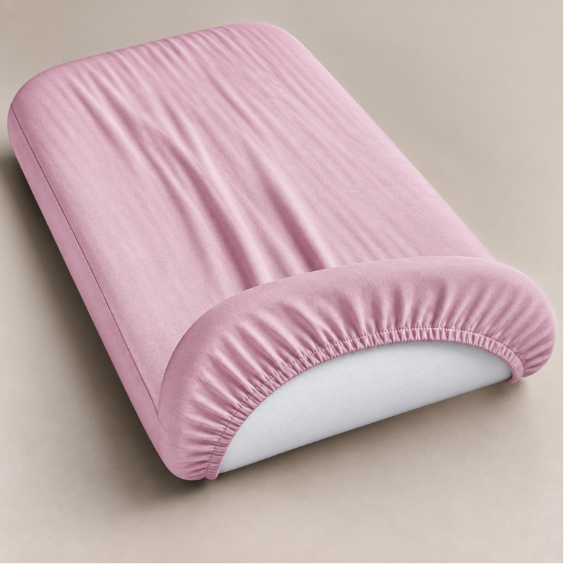 Комплект постельного белья в кроватку 90*110 Satin Stripe 30-0007 Pink - 3