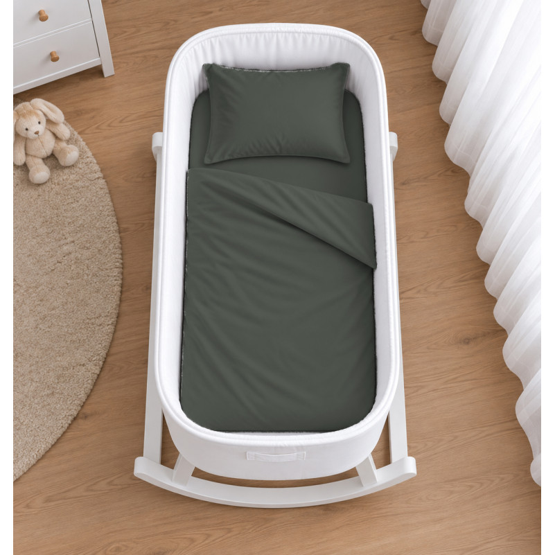 Комплект постельного белья в кроватку  90*110 16-7000 Green Grey - 1