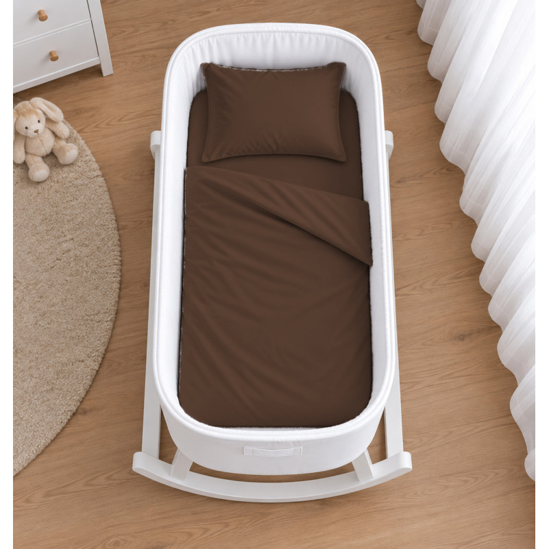 Комплект постельного белья в кроватку  90*110 19-1217 Chocolate perla - 1