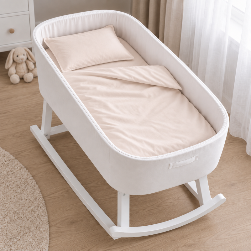 Комплект постельного белья в кроватку  90*110 Poplin Line "002 Milky White"