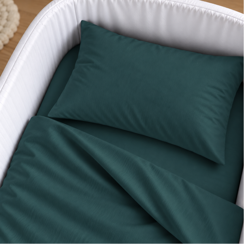 Комплект постельного белья в кроватку  90*110 Poplin Line "091 Emerald" - 2
