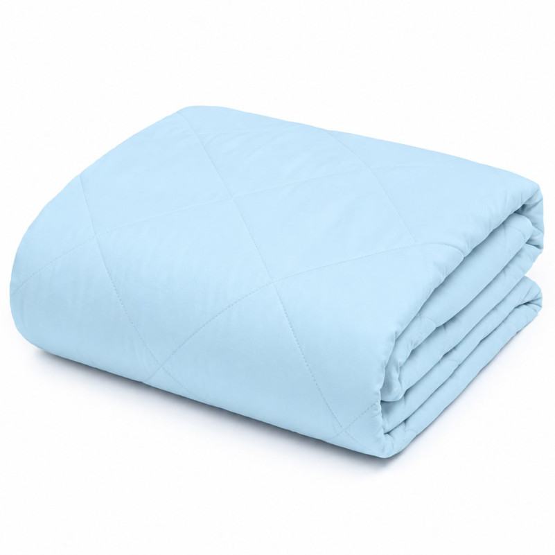Ковдра вовняна №1505 Wool Serenity Blue бязь Всесезонна - 1