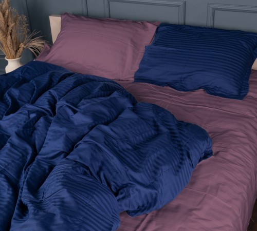 Підковдра Satin Stripe 30-0020 + 30-0008 Lovelin
