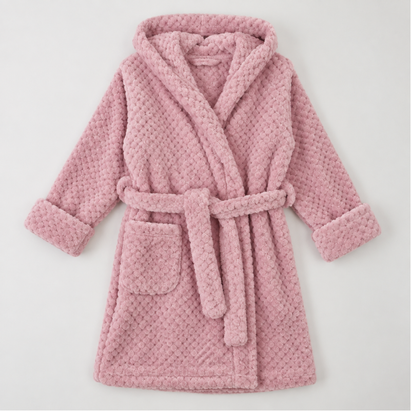  Халат детский утепленный "Snuggle Star" pink-peach