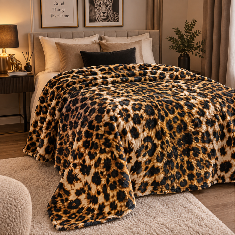 Плед "Cozy Touch" Leopard