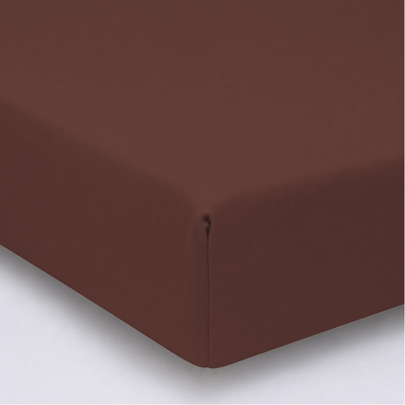 Простынь на резинке №19-1230 Friar Brown Microfiber Premium - высота 25 см (детские 10 см)