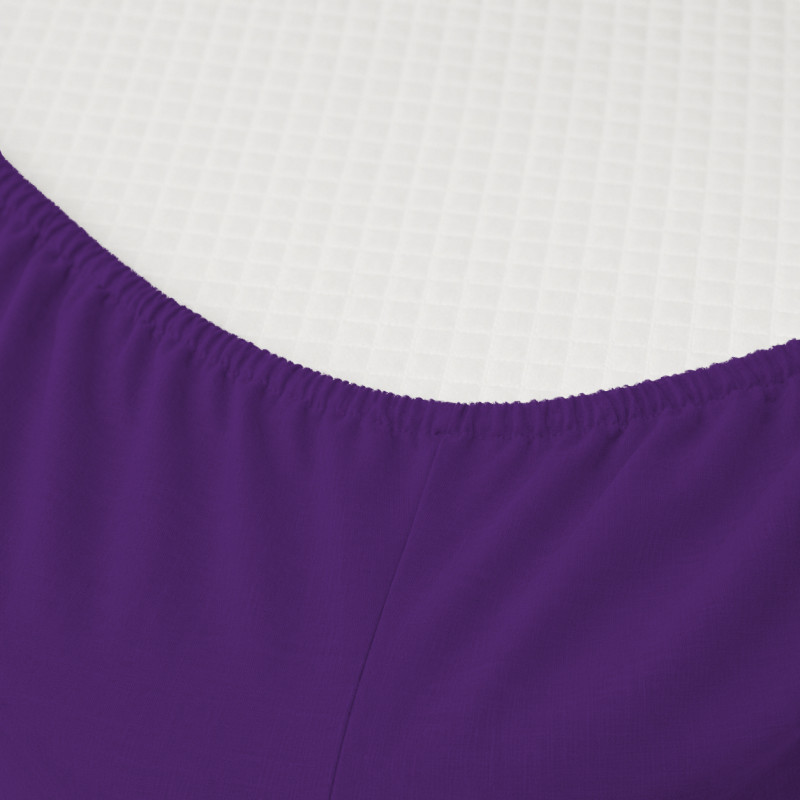 Простынь на резинке №19-3424 Sunset Purple Microfiber Premium - высота 25 см (детские 10 см) - 1