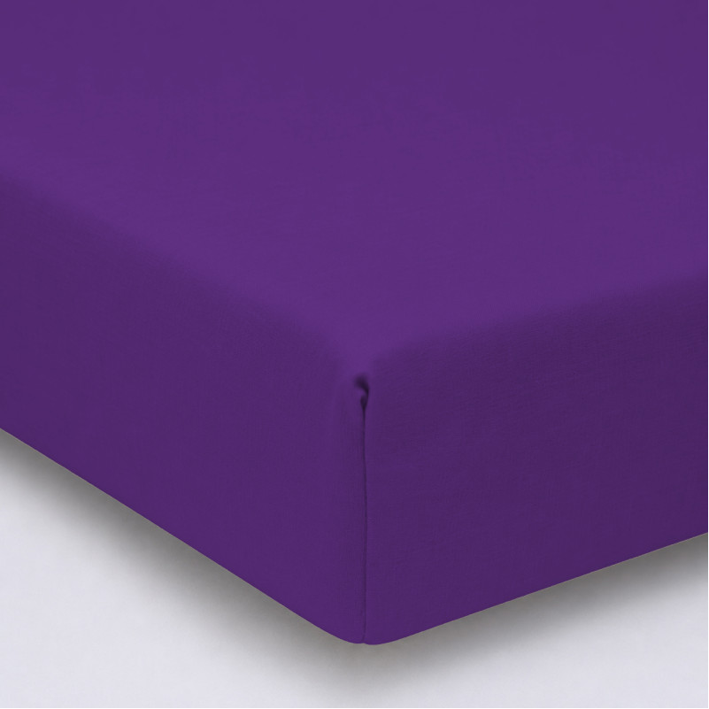Простынь на резинке №19-3424 Sunset Purple Microfiber Premium - высота 25 см (детские 10 см)
