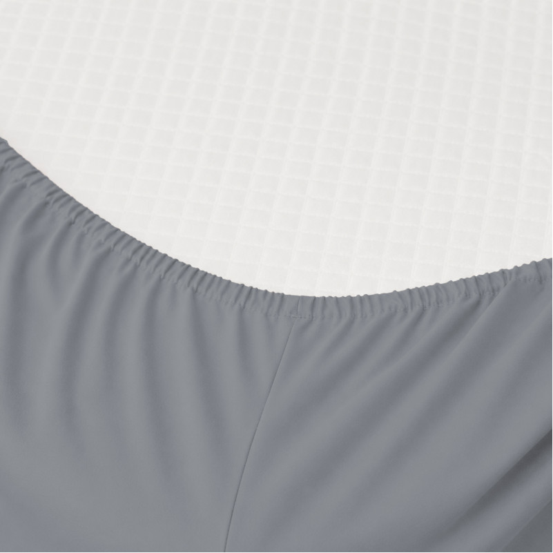 Простирадло на гумці MirSon Ranforce Elite 16-5703 Light Gray - 1