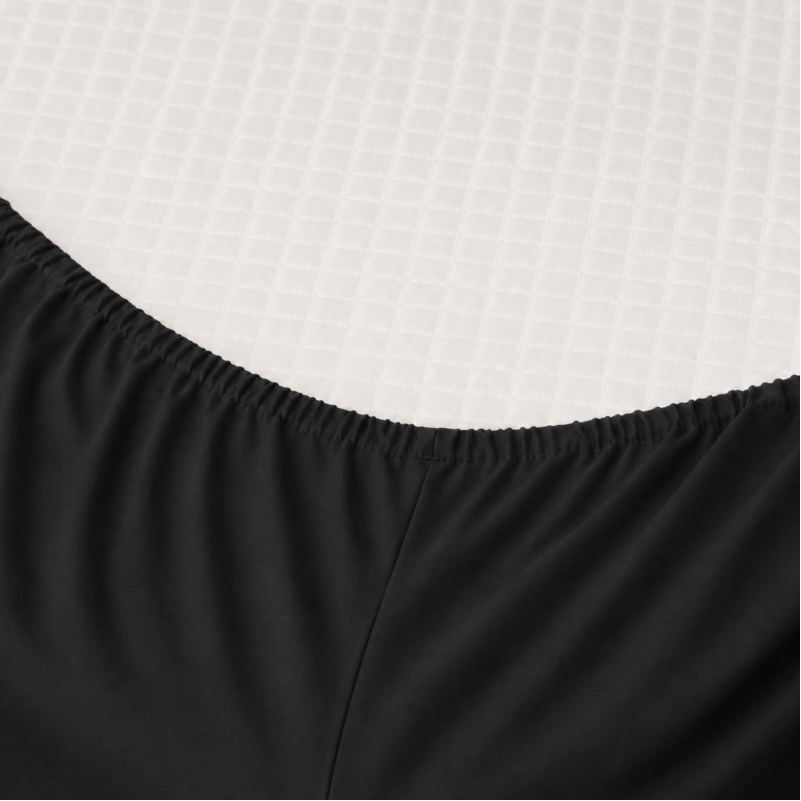 Простирадло на гумці Poplin Line "099 Black" - висота 25 см (дитячі 10 см) - 1