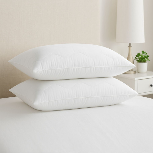 Подушка антиалергенная EcoSilk №1801 Eco Fusion(середня) - 2