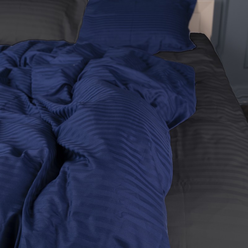 Пододеяльник Satin Stripe 30-0021 + 30-0017 Serikan - 4