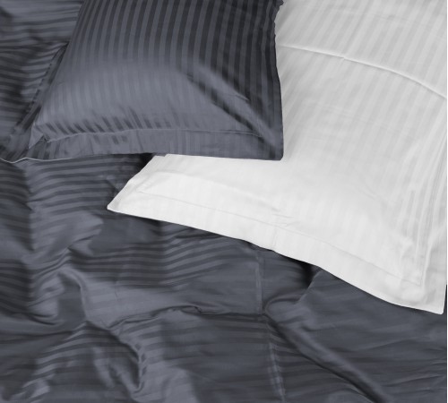 Постільна білизна Satin Stripe 30-0012 + 30-0001 Vevina