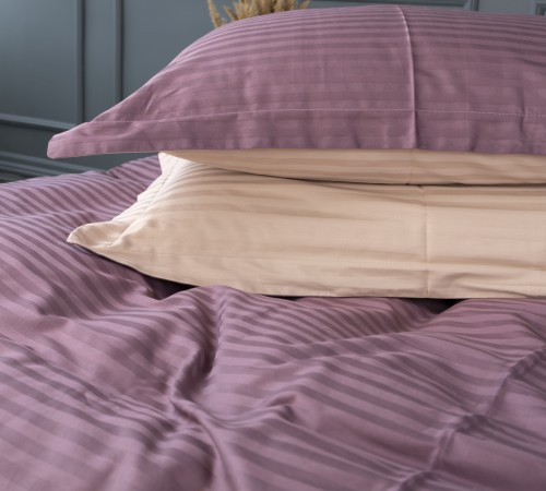 Наволочка Satin Stripe 30-0008 + 30-0004 Waleis