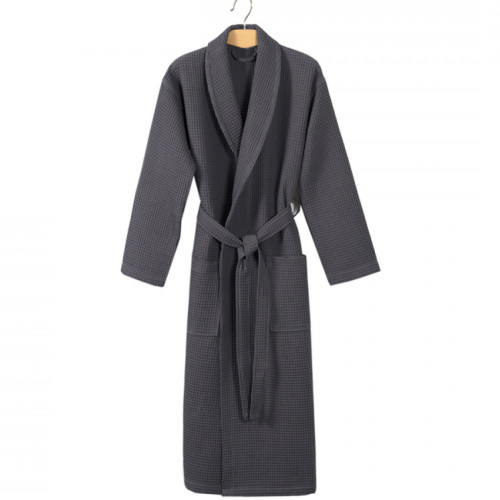 Халат С №300 Waffle robe antrasit - 2