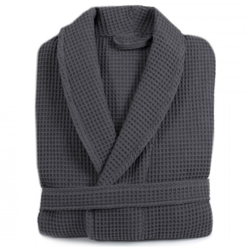 Халат С №300 Waffle robe antrasit