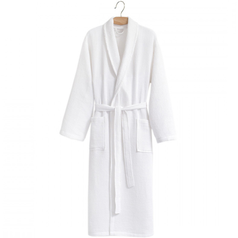 Халат С №303 Waffle robe White - 1