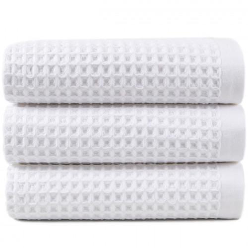 Полотенце С №400 Luxury Waffle White