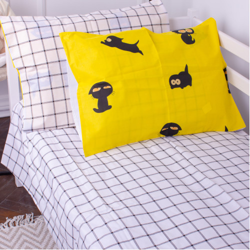 Простынь Бязь Kids Time 17-0572 Black Cat - 2